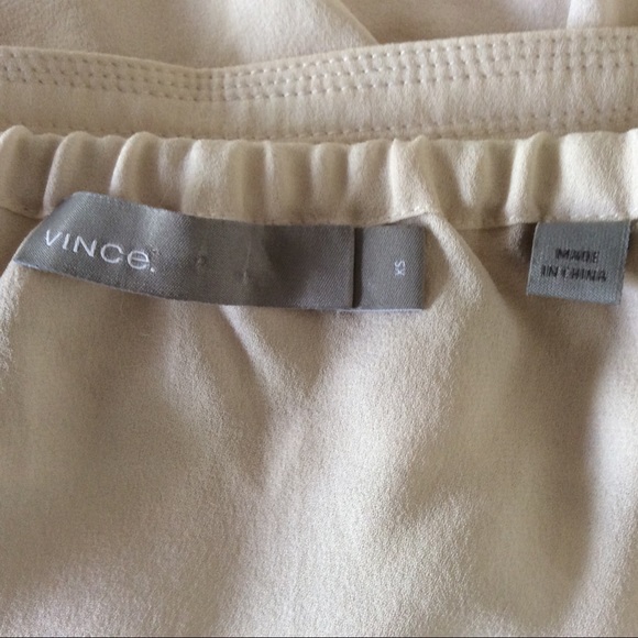 VINCE CREAM SILK CAMISOLE XS - Picture 6 of 9